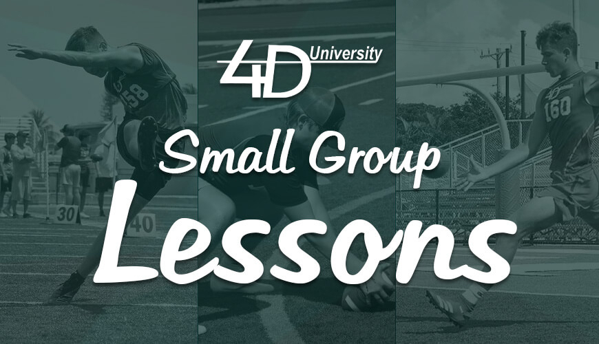 4th Down University Small Group Saturdays Kicking 2